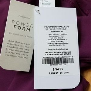 Fabletics Pants - 🆕 Fabletics Salar Powerform Dhyana Capri leggings Fabletics Pants - 🆕 Fabletics Salar Powerform Dhyana Capri leggings